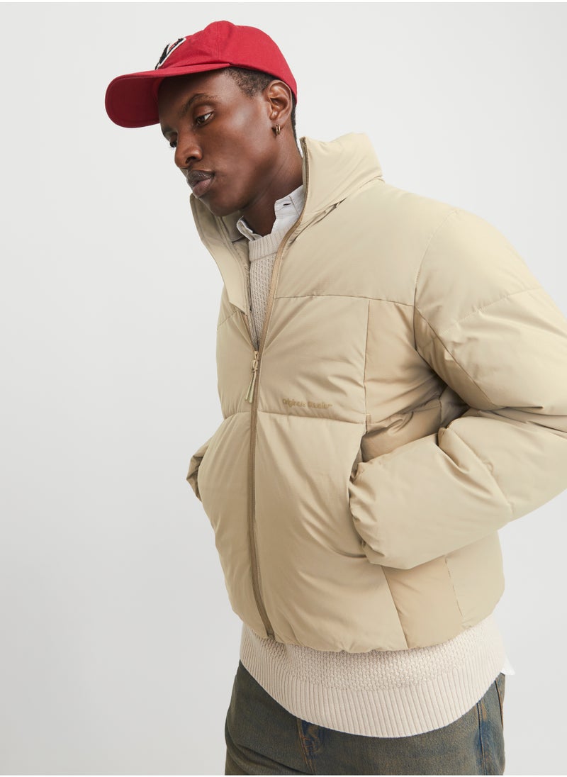 Zip Through Puffer Jacket