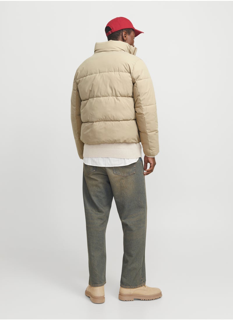 Zip Through Puffer Jacket