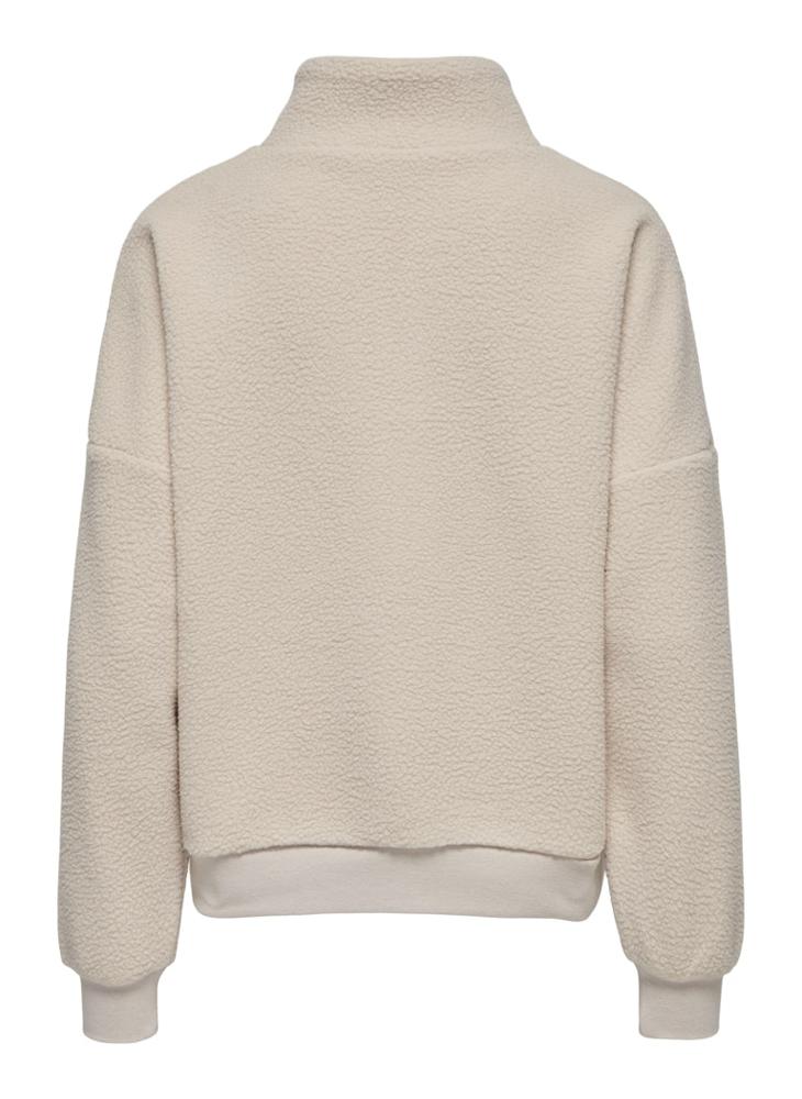 Half Zip Teddy Sweater