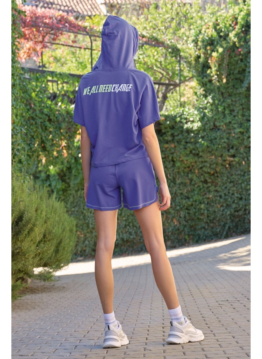 22077 Women's 3-Piece Tracksuit-Purple