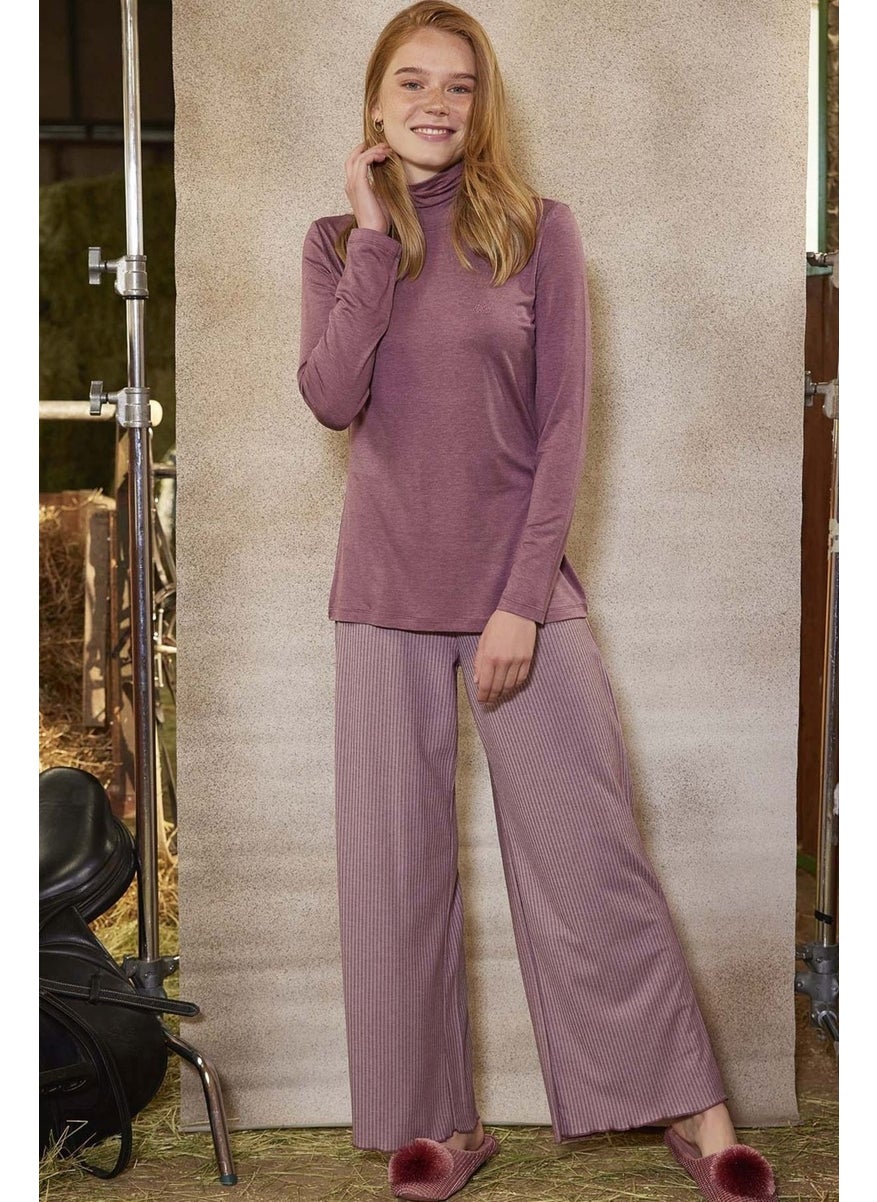 21144 Women's Casual Home Wear-Plum