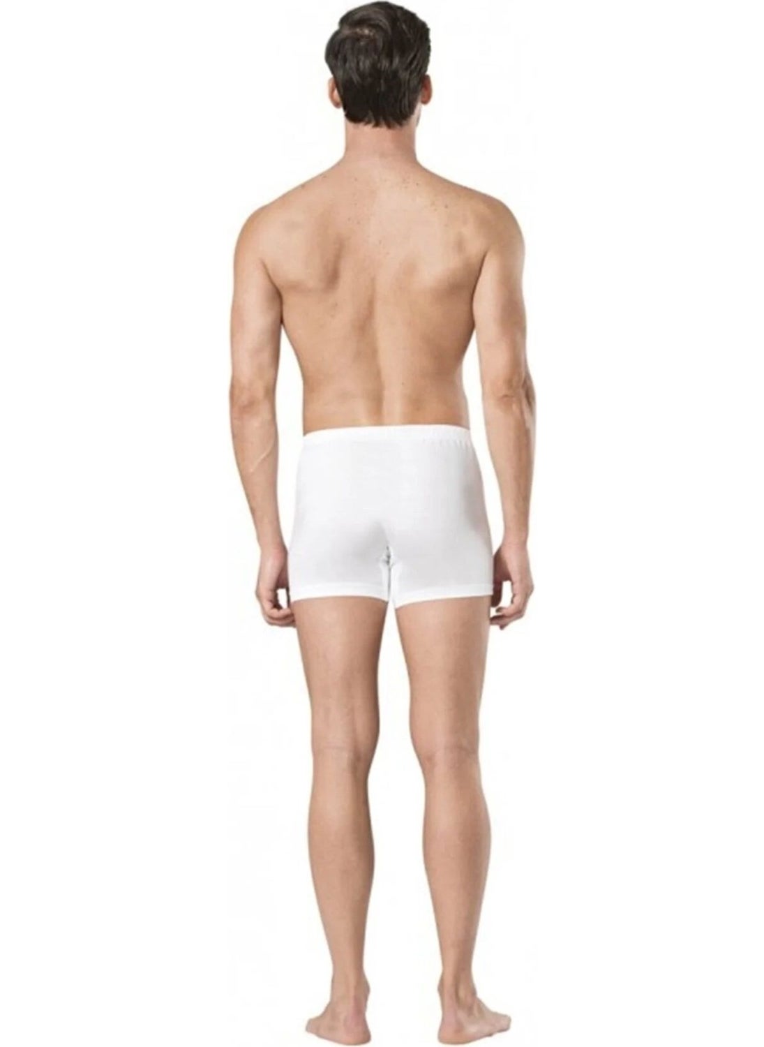 405 Men's 2-Piece Combed Cotton Boxer-White