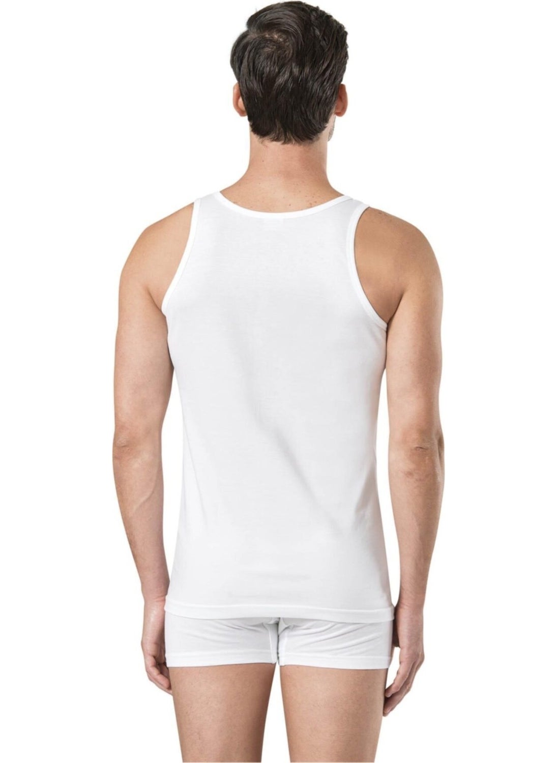 400 Men's 2-Piece Undershirt-White