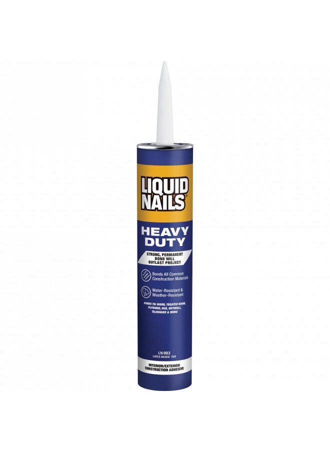Liquid Nails Heavy Duty Construction Adhesive (LN903), 10 oz