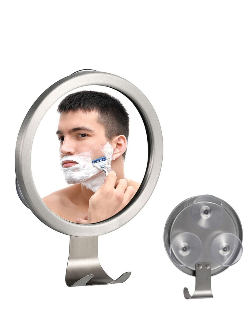 Shower Mirror Fogless for Shaving with Razor Holder, Powerful Lock Suction