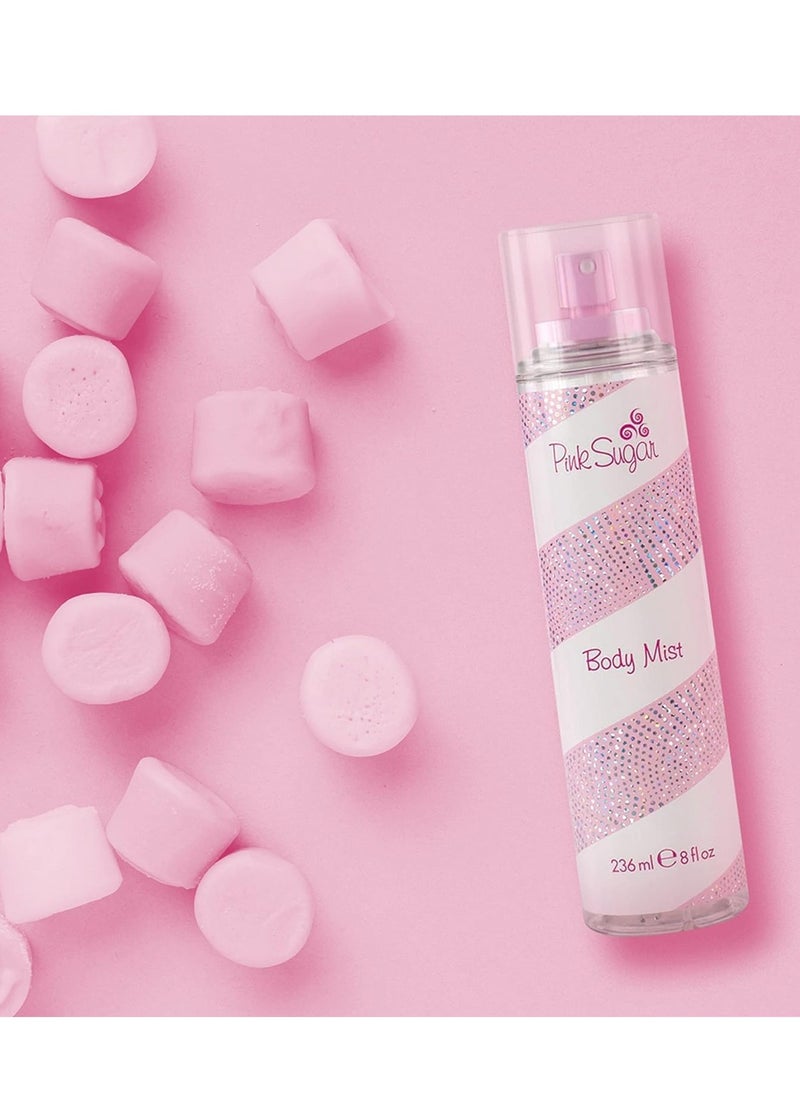Pink Sugar Body Mist for Women, Perfume and Body Spray, 8 Fl. Oz.