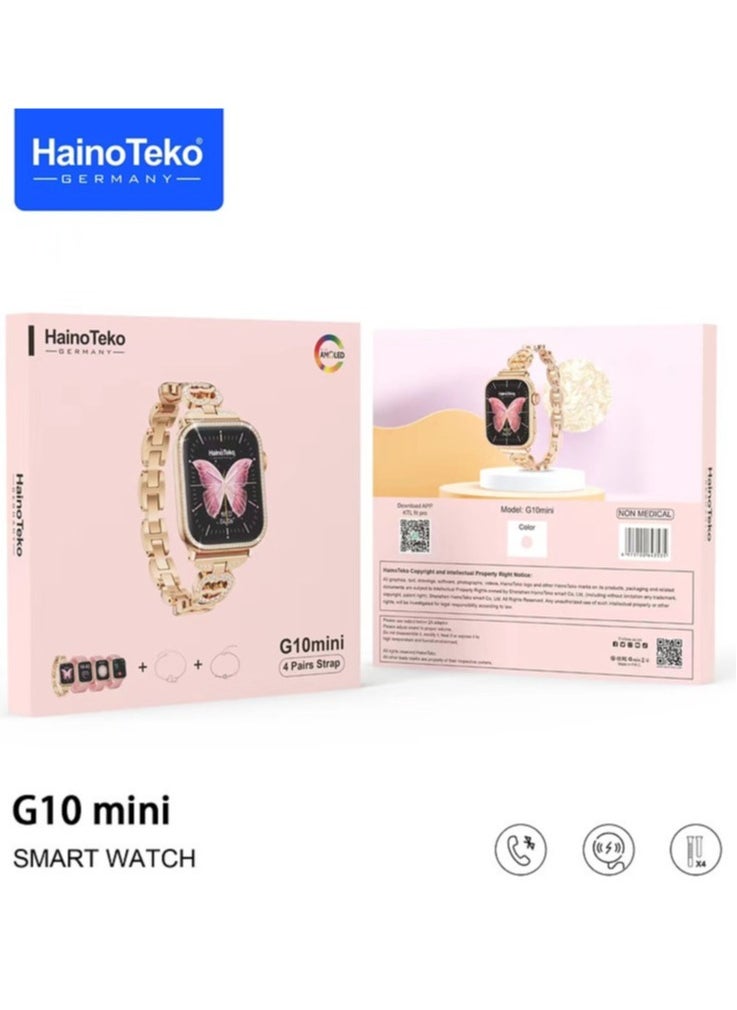 Haino Teko G10 Mini Smart Watch with Four Straps