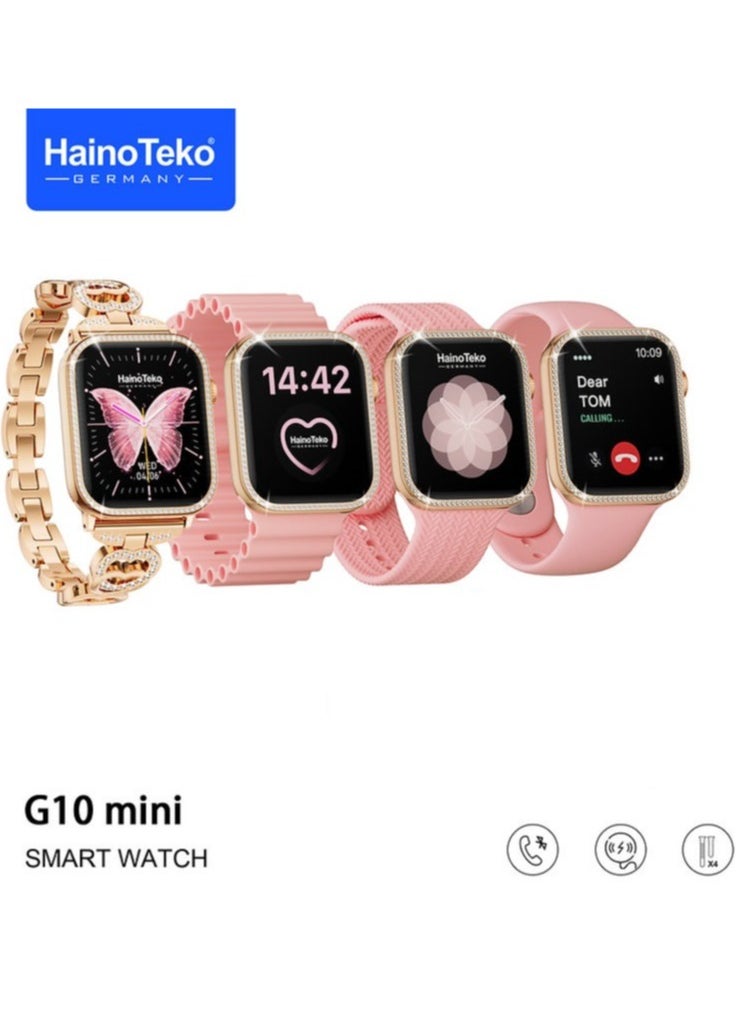 Haino Teko G10 Mini Smart Watch with Four Straps