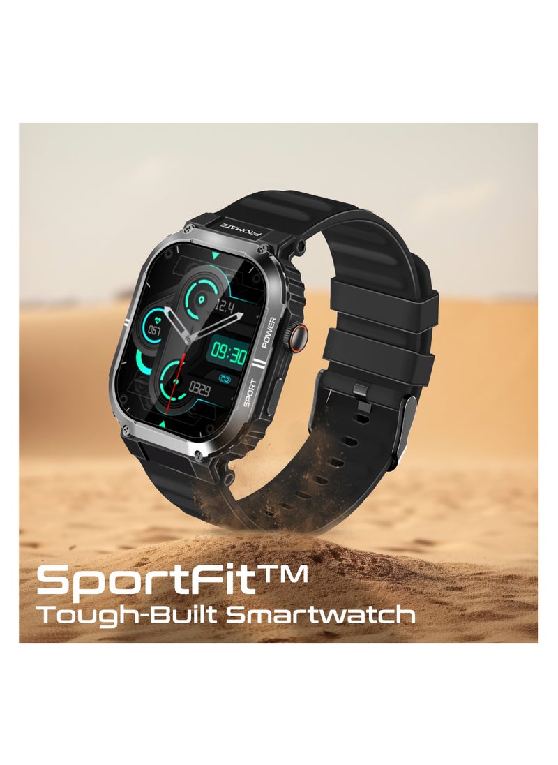 portFit™ Smartwatch with Rugged Design XWatch- SL Black