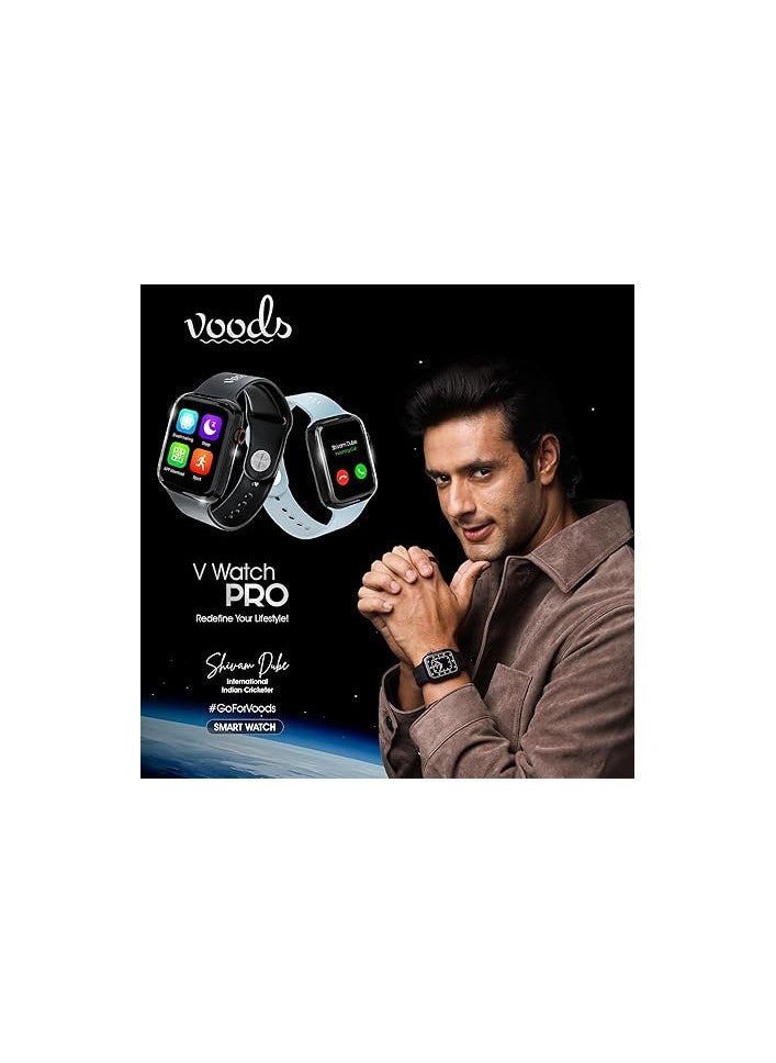 Voods Pro Smart Watch for Men & Women with Bluetooth Calling Volte 1.85