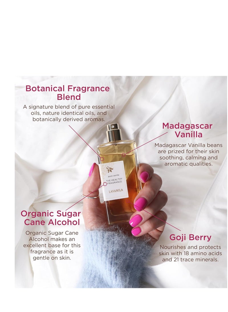 Lavanila Pure Vanilla Perfume for Women, 1.7 Fl Oz - Pure Madagascar Vanilla & Creamy Tonka Bean Fragrance, Clean and Natural Eau de Parfum Made In USA