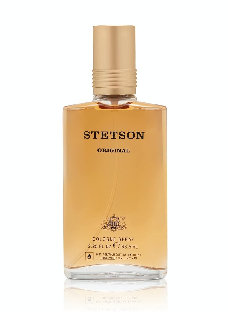 Stetson Original - Cologne for Men - Classic, Woody and Masculine Aroma with Fragrance Notes of Citrus, Patchouli, and Tonka Bean - 2.25 Fl Oz