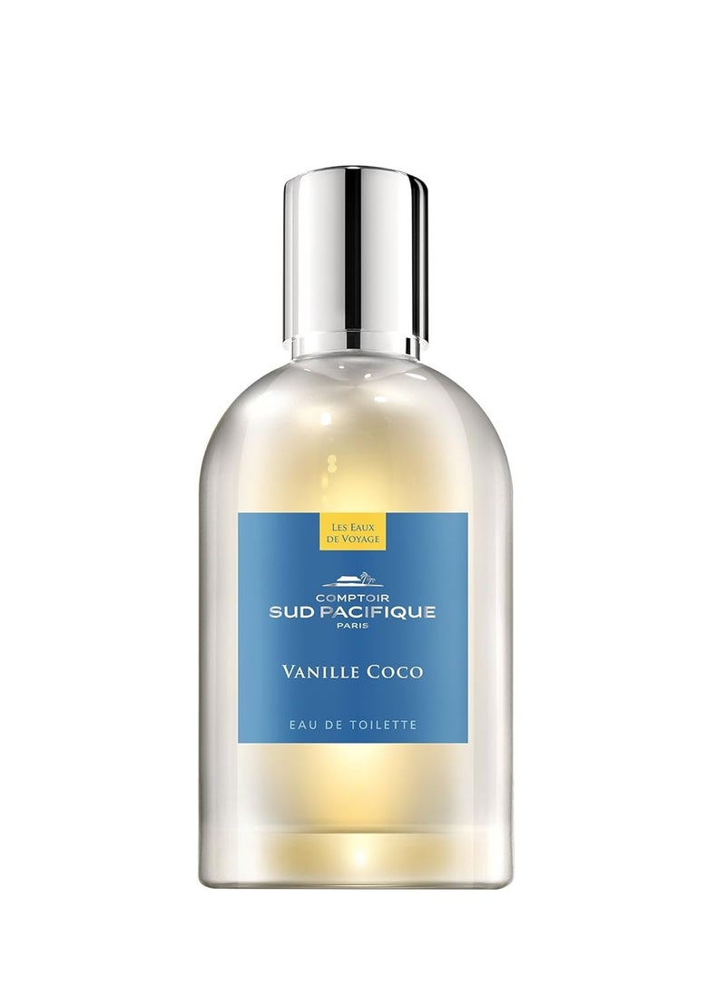 Comptoir Sud Pacifique Vanille Coco Eau de Toilette Spray, 3.3 Fl Oz