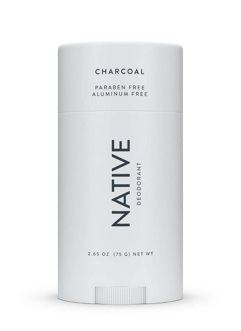 Native Deodorant | Natural Deodorant for Men, Aluminum Free with Baking Soda, Probiotics, Coconut Oil and Shea Butter | Charcoal