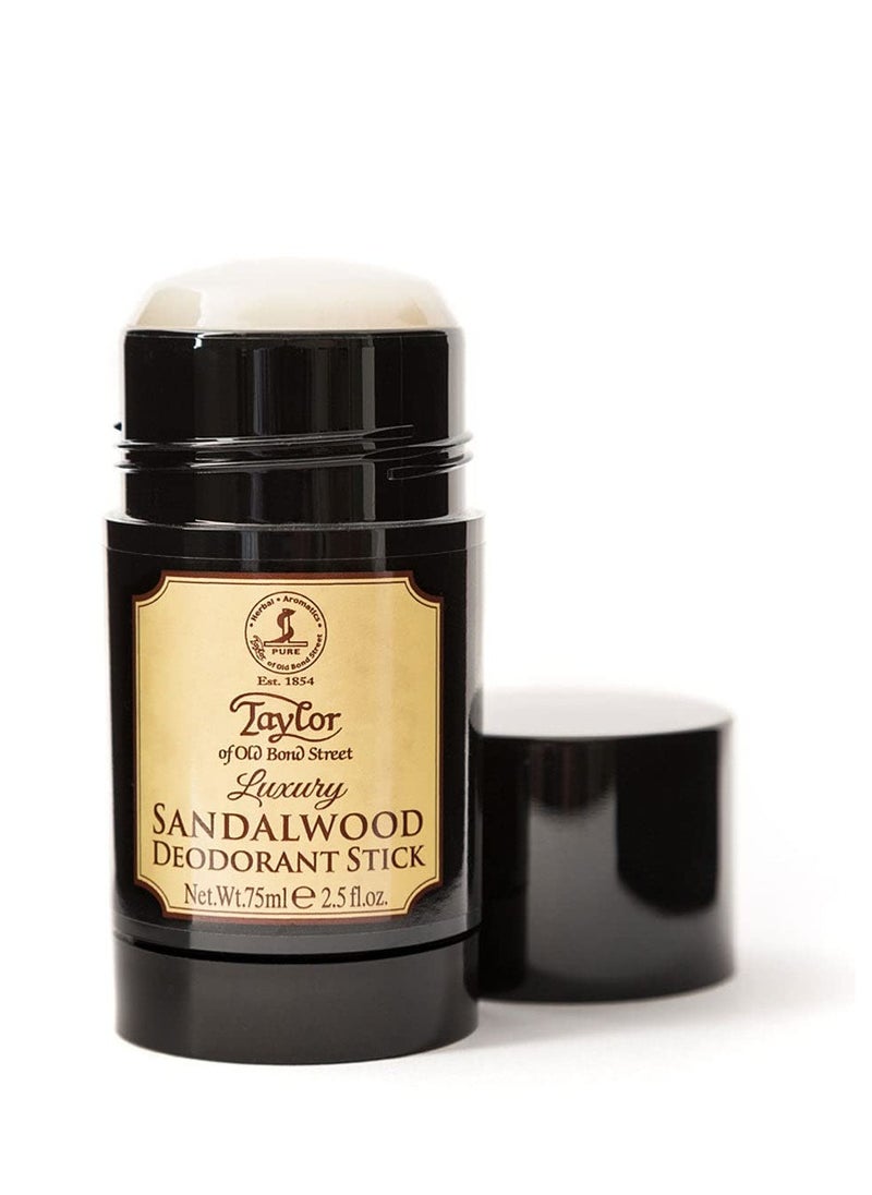 Taylor of Old Bond Street Sandalwood Deoderant Stick, 2.5-Ounce, 07186