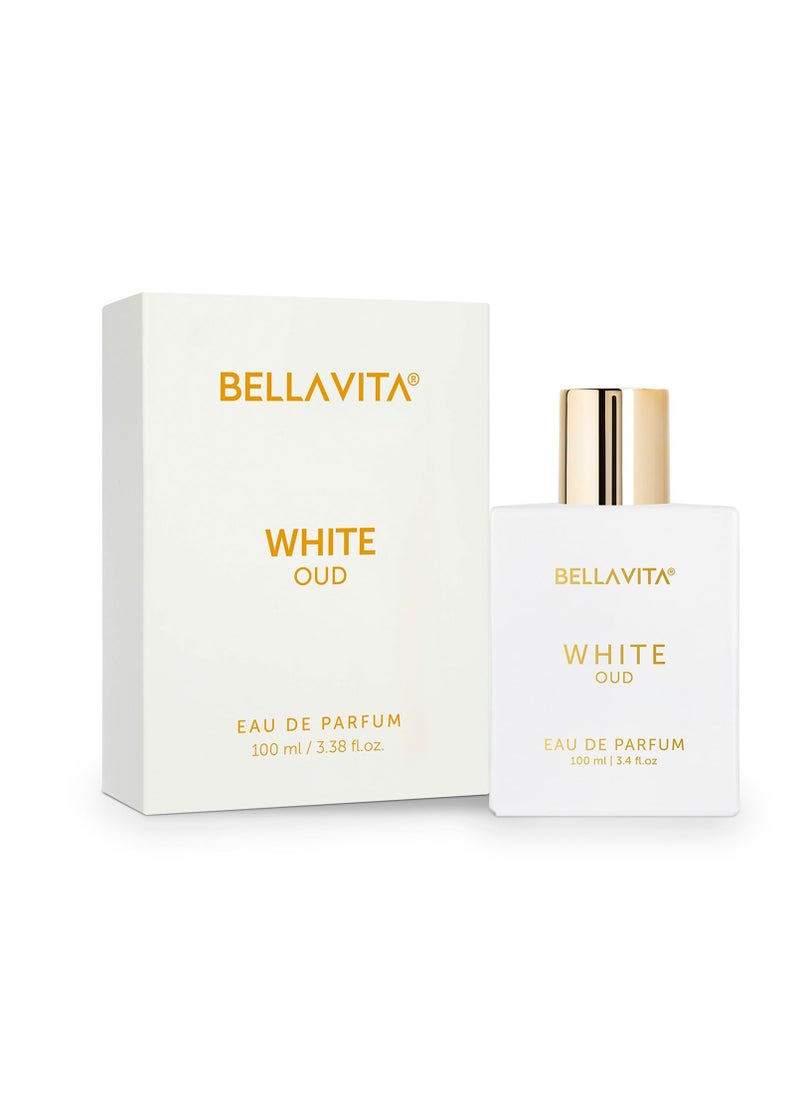 Bellavita Luxury White Oud Perfume for women and men | Long-Lasting | Unisex | Gift for birthdays and anniversary | Vegan and Cruelty-free | IFRA-certified | Arabic Eau de Parfum