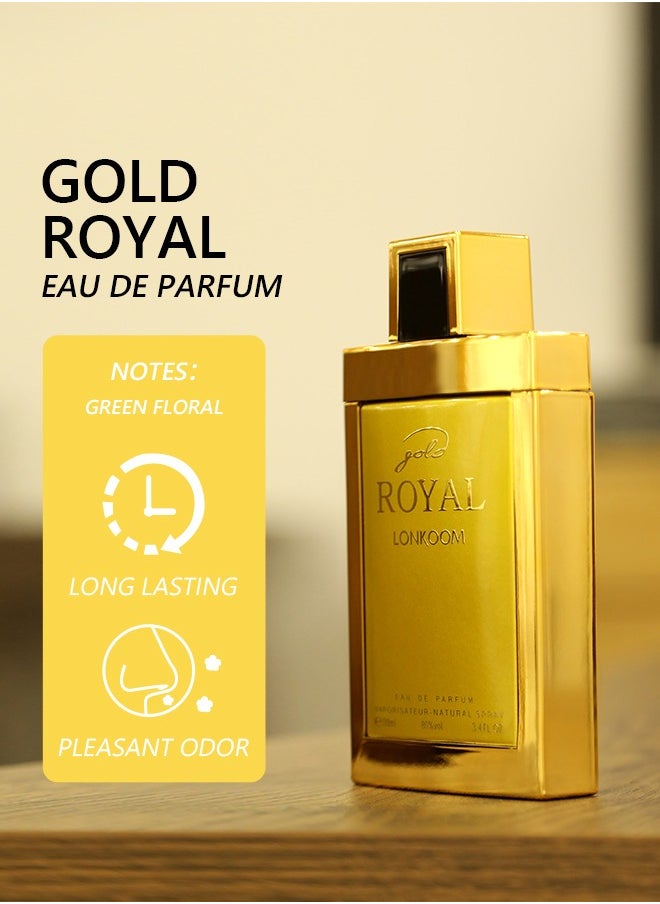 LONKOOM GOLD ROYAL  EDT For Women 100ML