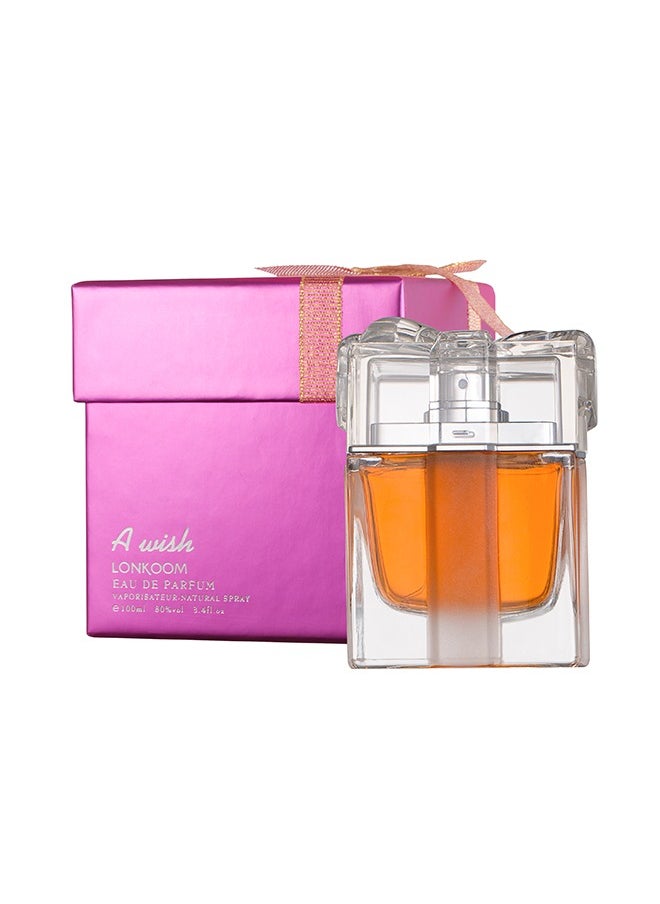 LONKOOM A Wish Pink  EDT For Women 100ML