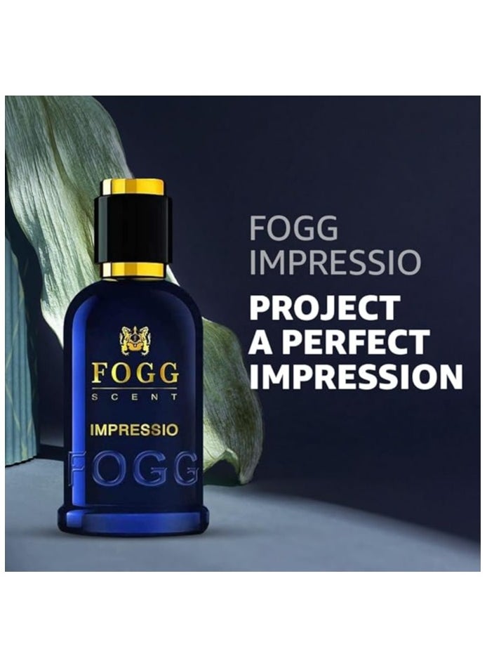 Fogg Long-Lasting Fresh & Soothing Fragrance Impressio Scent for Men  Eau De Parfum,100ml