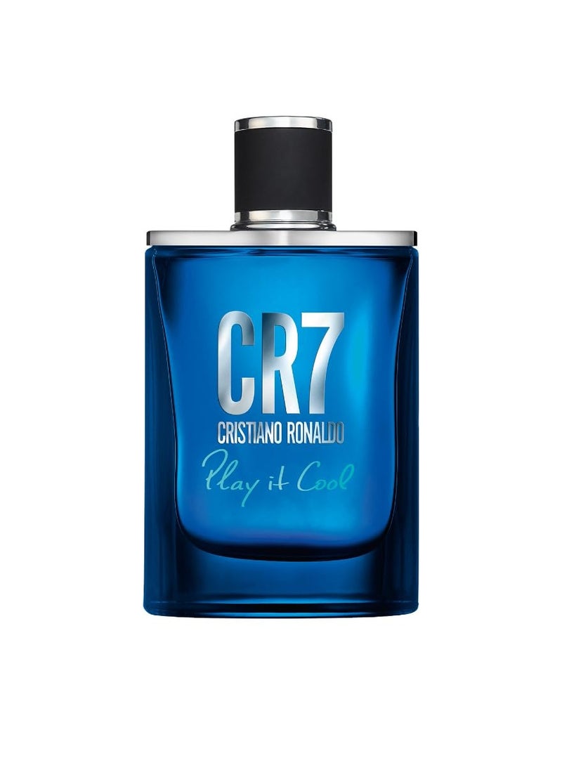 Cristiano Ronaldo - CR7 Play It Cool - Men's Eau de Toilette Spray - Fresh Spicy & Aromatic Fragrance With Notes of Bergamot, Cardamom & Amber - 1.7oz