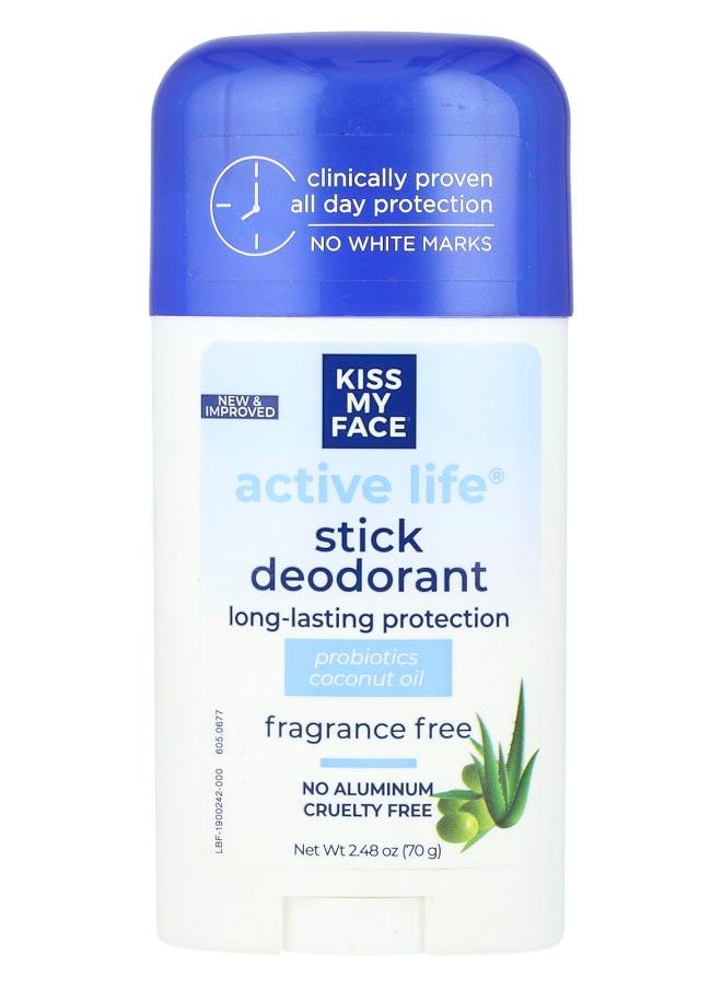Active Life® Stick Deodorant Fragrance Free 2.48 oz (70 g)