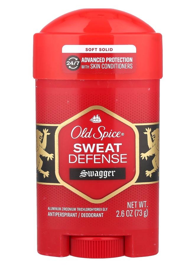 Sweat Defense Anti-Perspirant Deodorant Soft Solid Swagger 2.6 oz (73 g)