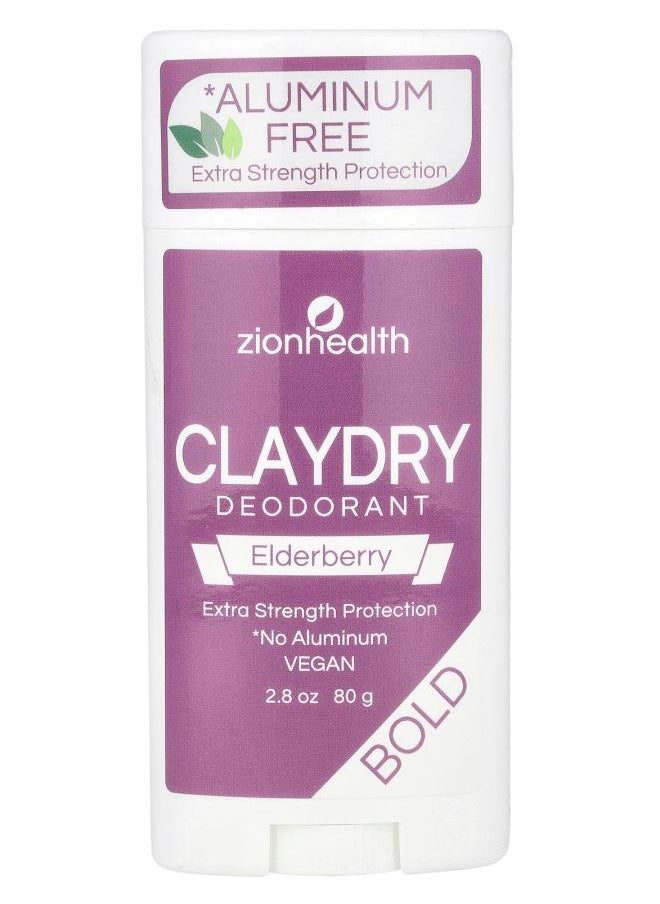 Bold ClayDry Deodorant Elderberry 2.8 oz (80 g)