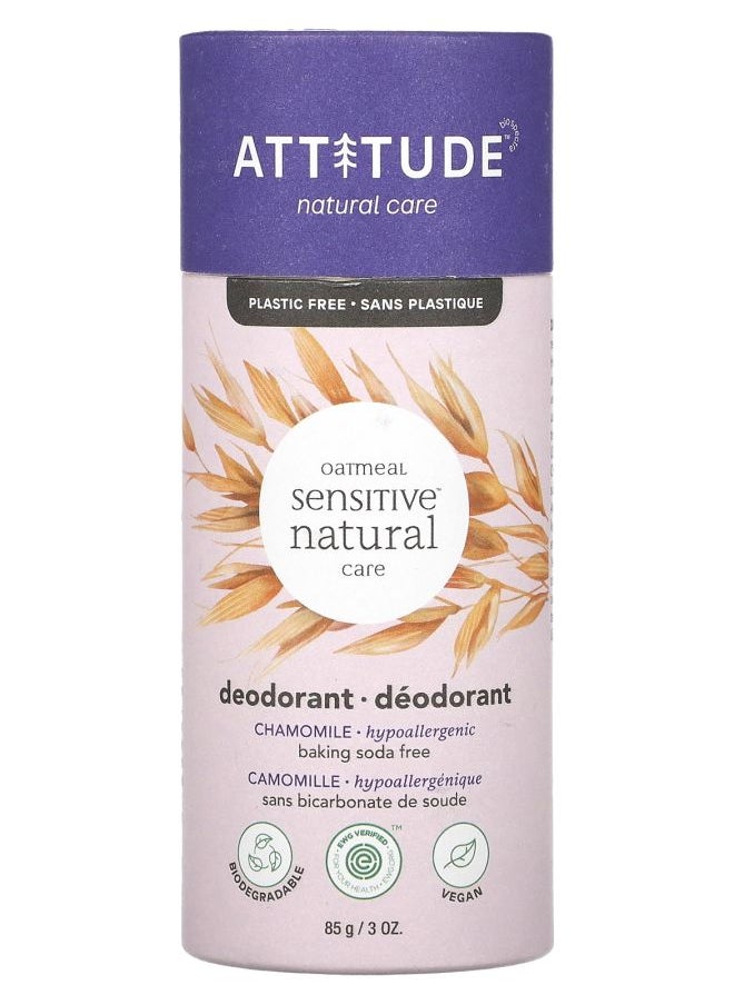 Oatmeal Sensitive Natural Care Deodorant Chamomile 3 oz ( 85 g)