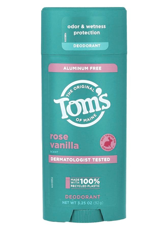 Aluminum Free Deodorant Rose Vanilla 3.25 oz (92 g)