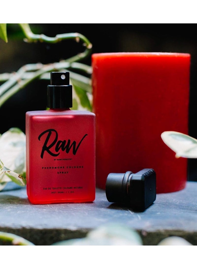 RawChemistry Raw A Pheromone Infused Cologne - A Cologne with Pheromones for Men 1 oz.