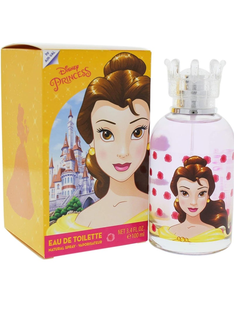 Princess Belle Eau de Toilette Spray for Kids, 3.4 Ounce