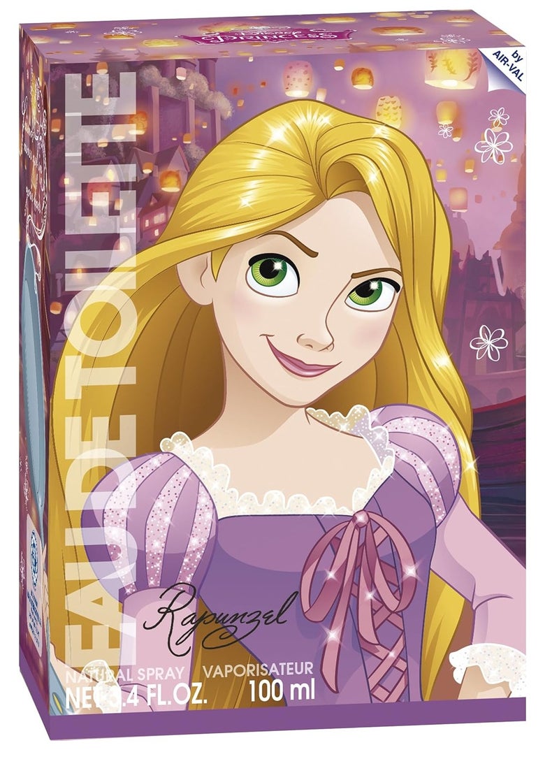 Disney Princess Rapunzel For Girls 3.4 oz 100 ml Eau De Toilette Spray