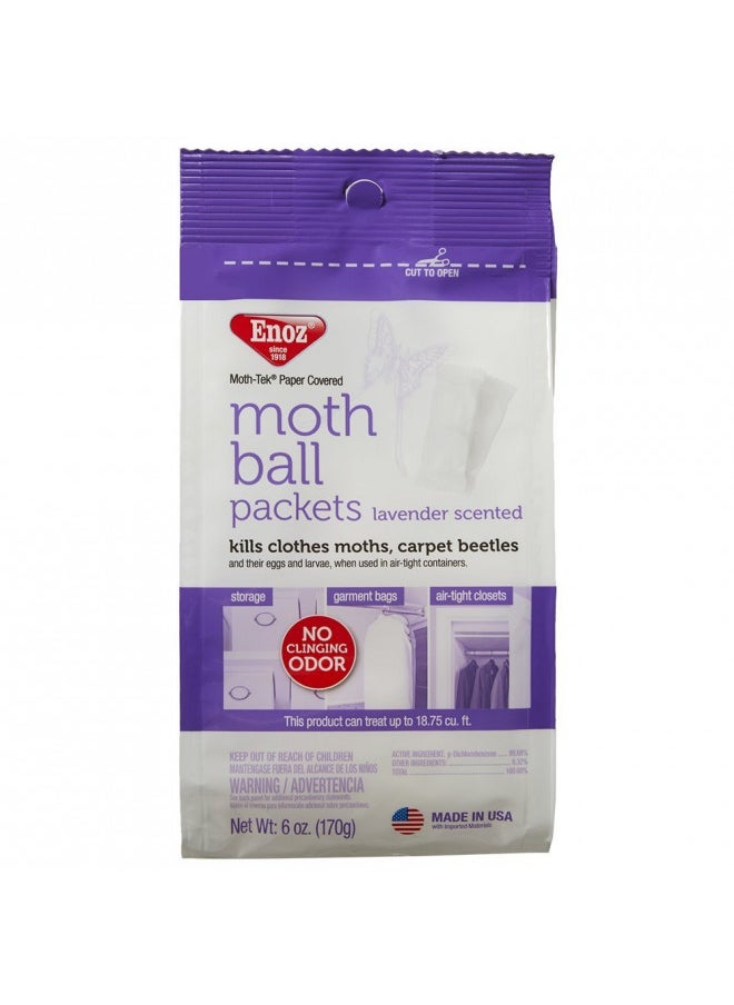 Enoz Moth Ball Packets - Lavender Scented (3)