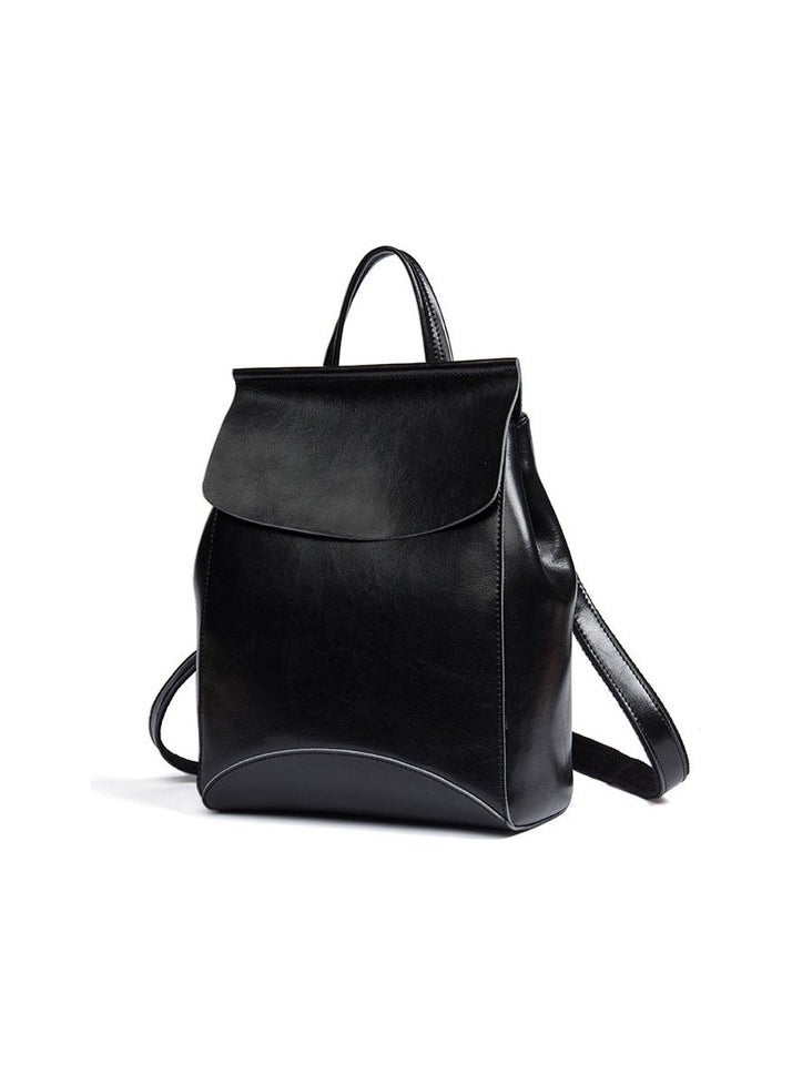 Women's Bag Women's Backpack Multi -Function Backpack Colour:White - Black