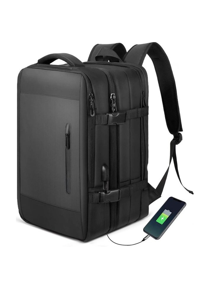 Great Travel Multifunction Computer Backpack - Black Colour:Black