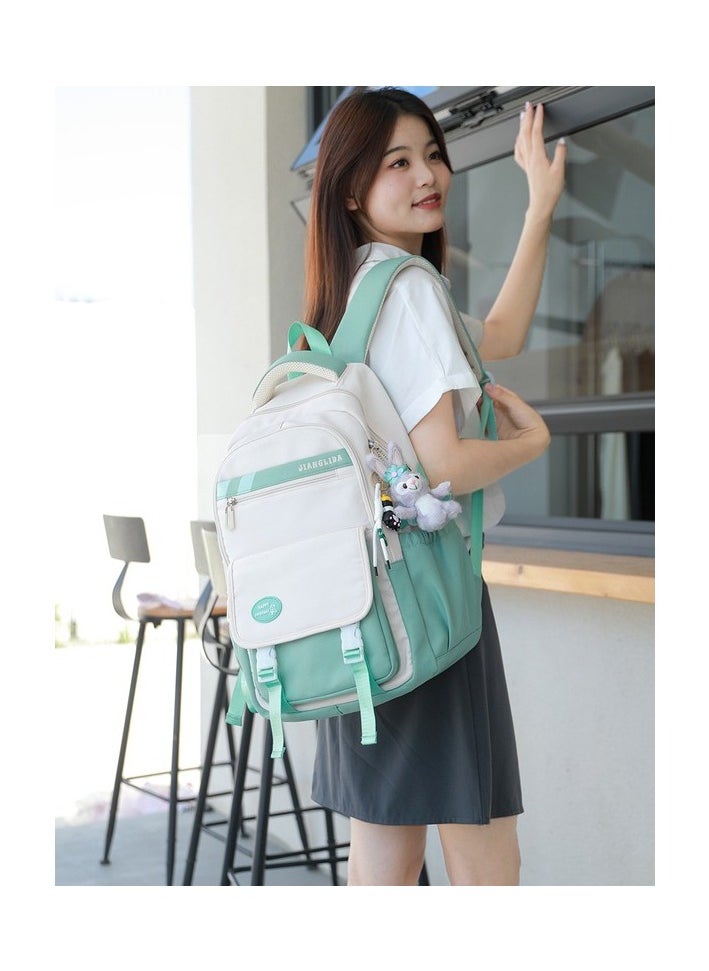 New Secondary School High School School Bag Girls Simple and High Quality Ins Secondary School School Bag Magic