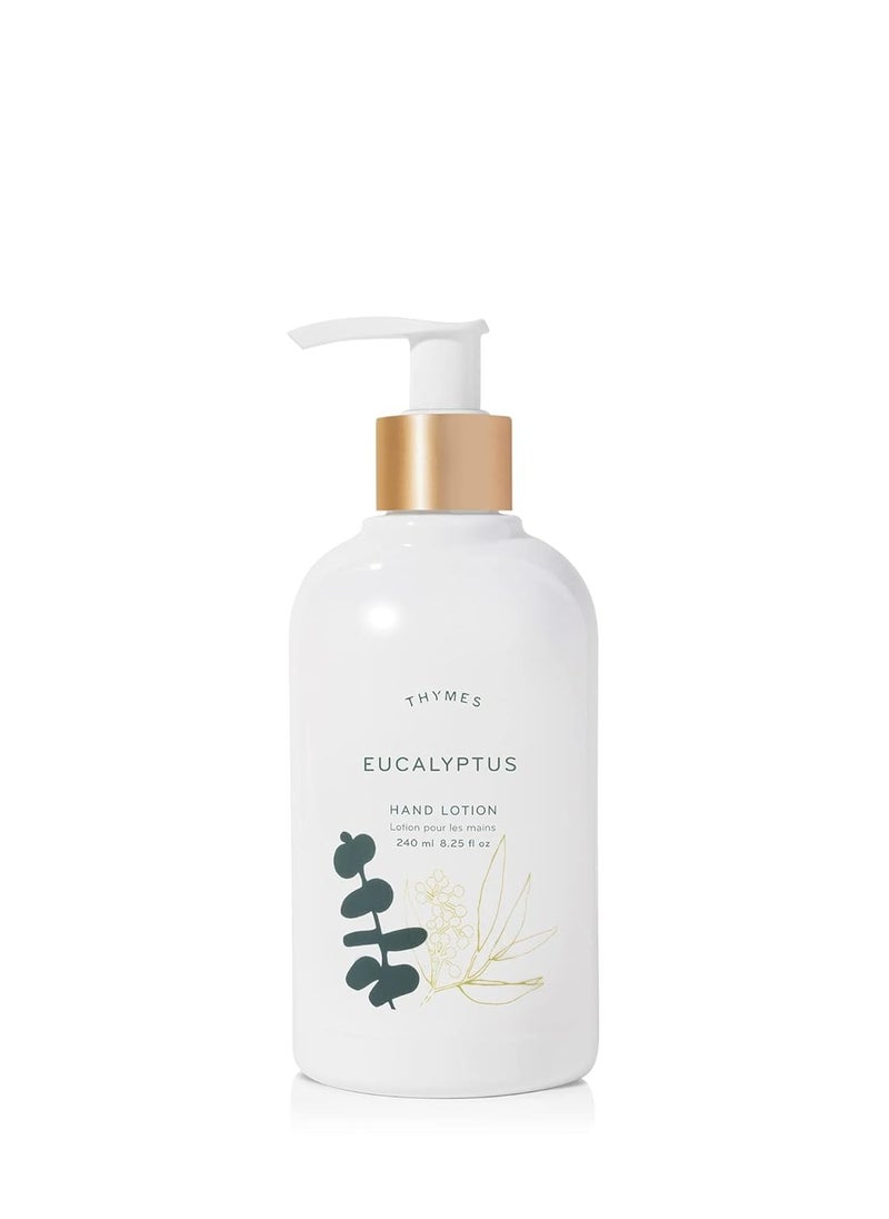 Thymes Hand Lotion Gold Pump - 8.25 Fl Oz - Eucalyptus