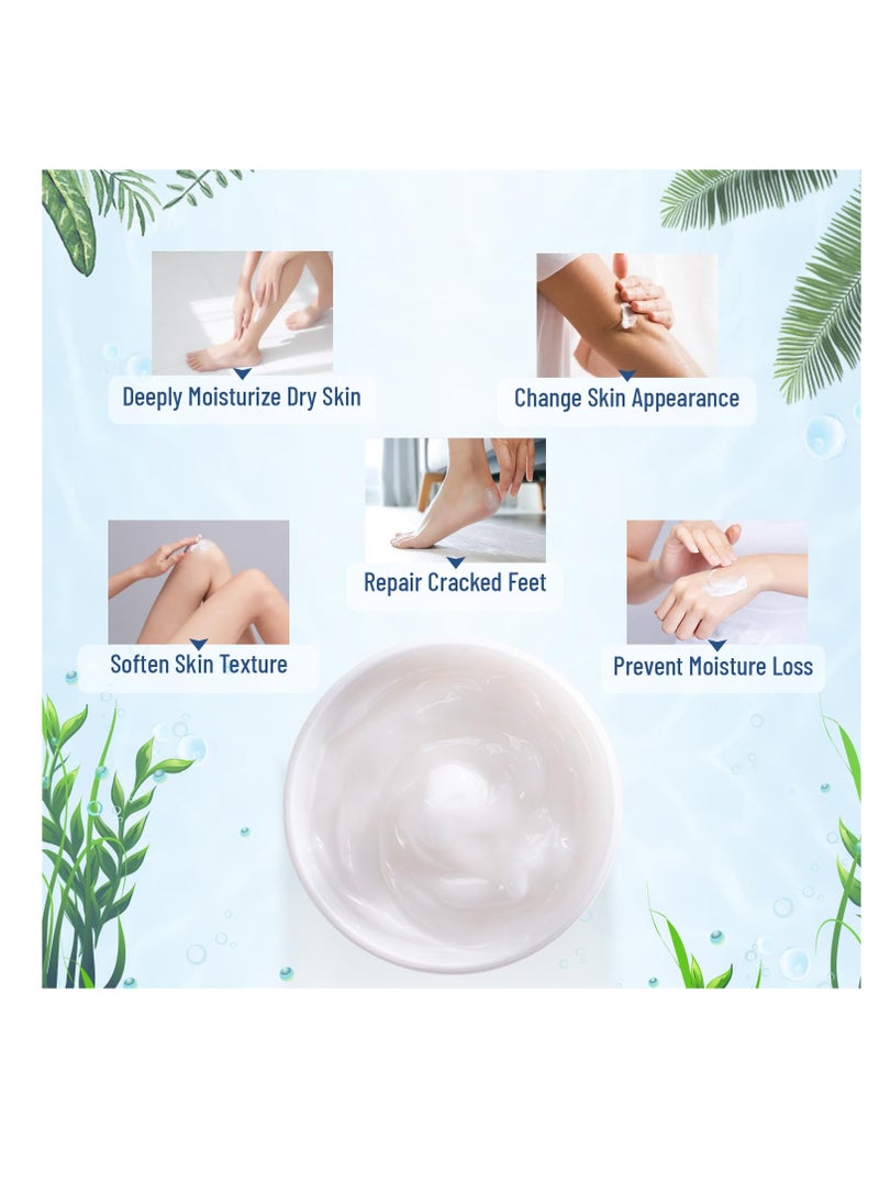 Urea Cream 40 Percent For Feet Plus 2% Salicylic Acid 5.29 oz || Foot Cream and Hand Cream Maximum Strength with Hyaluronic Acid,Tea Tree,and Aloe Vera For Deep Moisturizes,Callus Remover