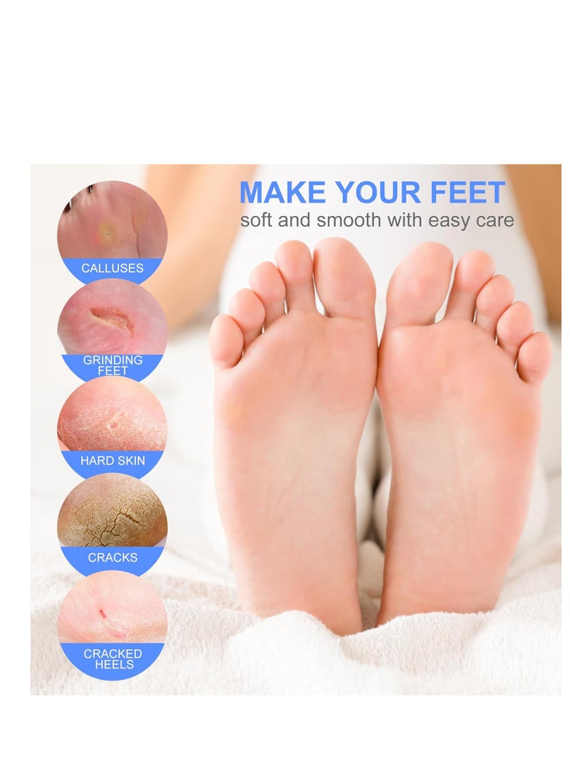 5 Packs Foot Peel Mask Exfoliating Callus Peel Natural Exfoliator Foot Mask for Dry Cracked Feet for Men and Women Feet Peeling Mask