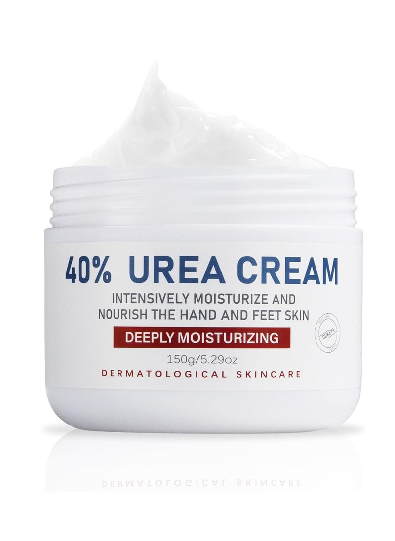 Urea Cream 40 Percent, Urea Foot & Hand Cream for Dry Cracked, 40 per Urea Lotion for Feet Maximum Strength