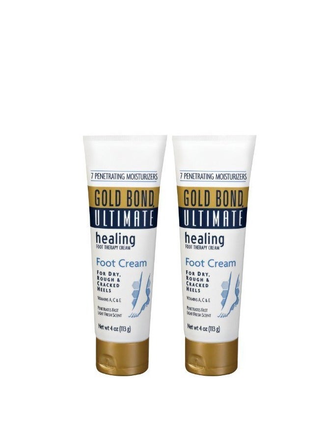 Gold Bond Ultimate Healing Foot Therapy Cream, 4 oz, 2 pk by Gold Bond by Gold Bond