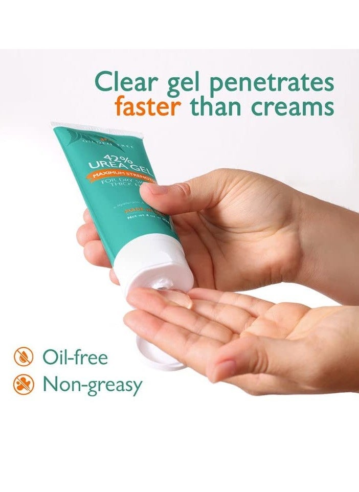 Urea Gel 42 Percent For Feet Maximum Strength Softens Cracked Heel Calluses & Thick Toenails