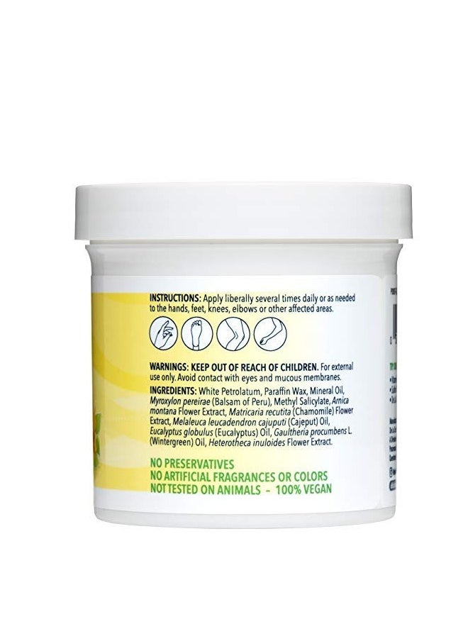 De La Cruz Arnica Salve, Foot Cream for Dry and Cracked Feet and Moisturizing Hand Salve for Dry Hands, 24 Hour Moisture for Dry and Rough Skin - JUMBO SIZE 5.5 OZ