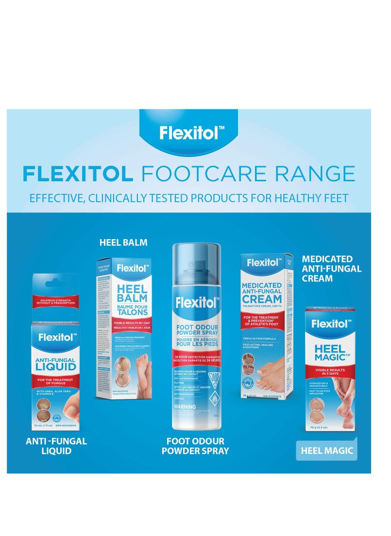 Flexitol Heel Magic For Dry Skin or Rough Heels with Shea Butter & Vitamin E, 2.5 Ounce