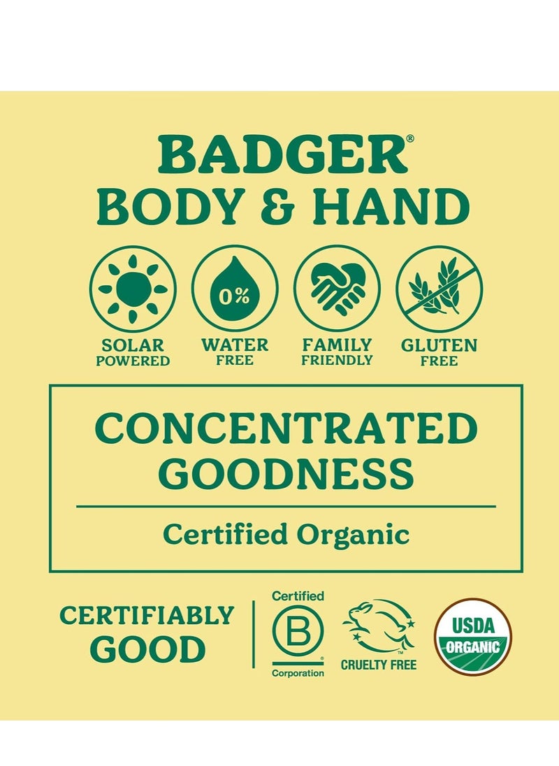Badger Foot Balm, Organic Tea Tree & Olive Oil Foot Care for Dry Cracked Heels, Cracked Heel Repair for Dry Cracked Feet, Foot Cream Heel Balm, 2 oz
