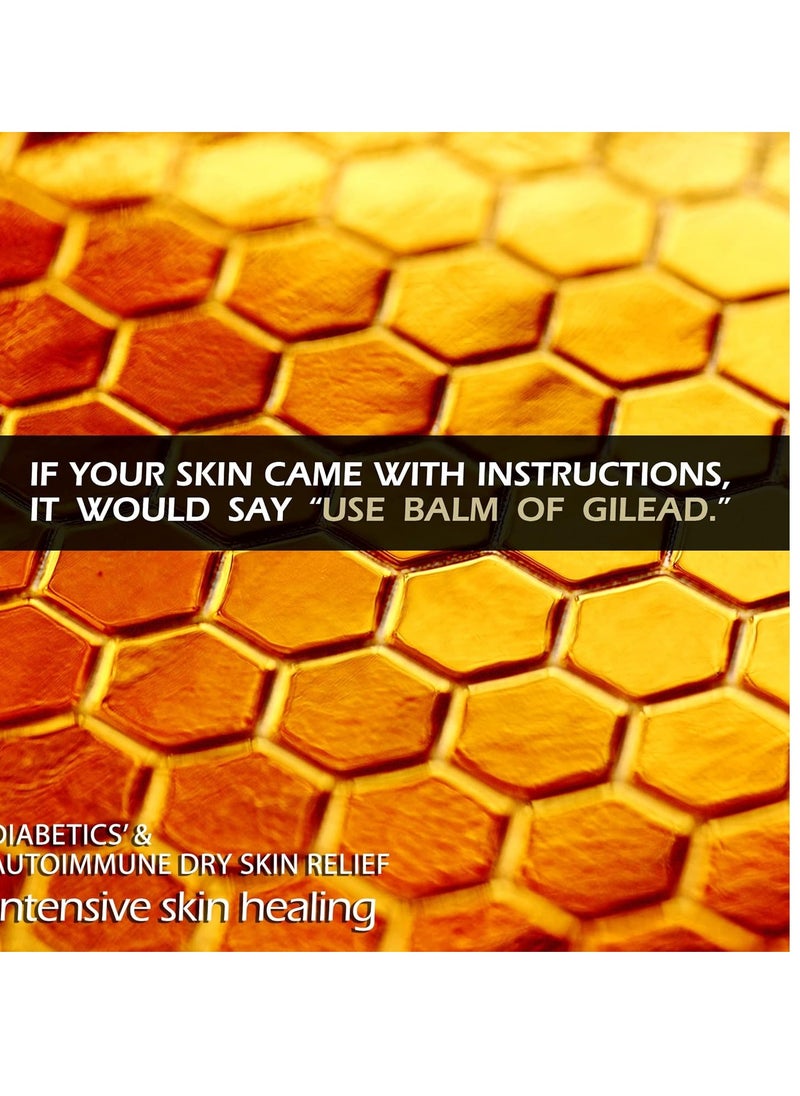 BALM OF GILEAD Foot Healing Cream – Frankincense and Sweet Myrrh Moisturizer for Sensitive Skin, Foot Therapy, Diabetic Skin Healing - Synergistic Action, Deeply Nourishing, Relieving