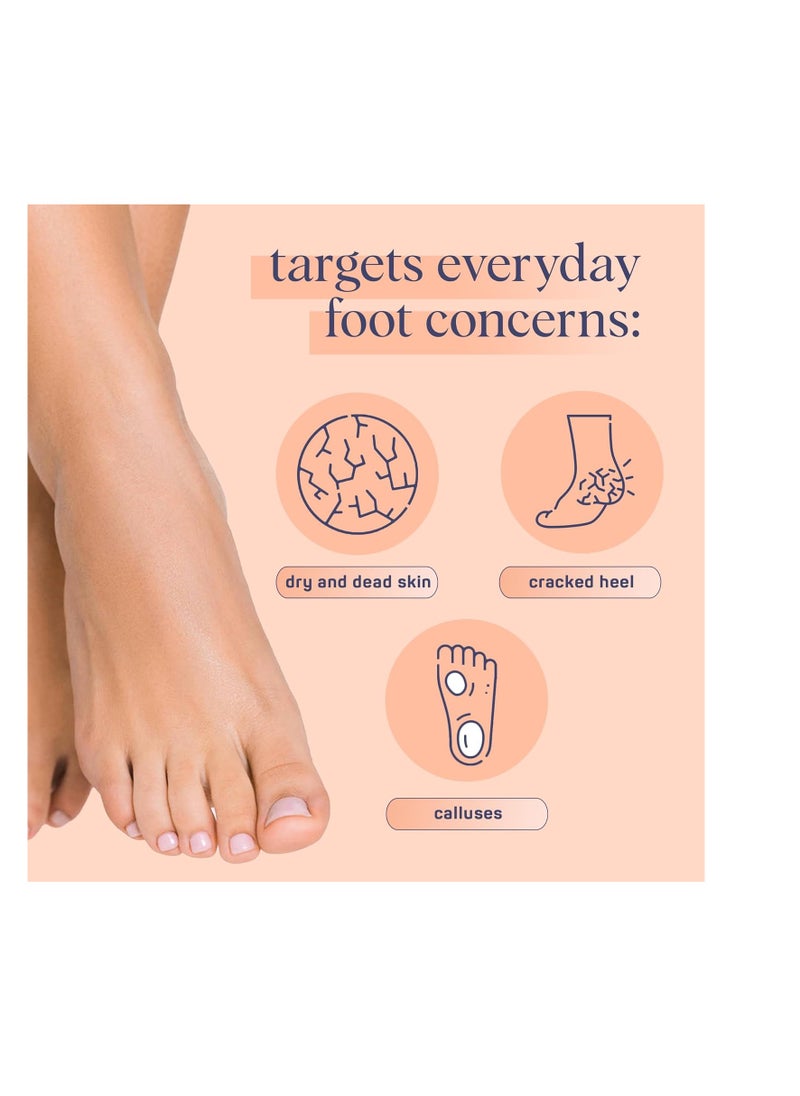 SpaLife Softening Care Foot Sockies (8-Pack) - Spearmint & Tea Tree Oil, Exfoliating Pack for Healthy Feet, Intensive Repair, Callus Remover Sockies, Dry Skin Solution, Moisturizing Foot Treatment