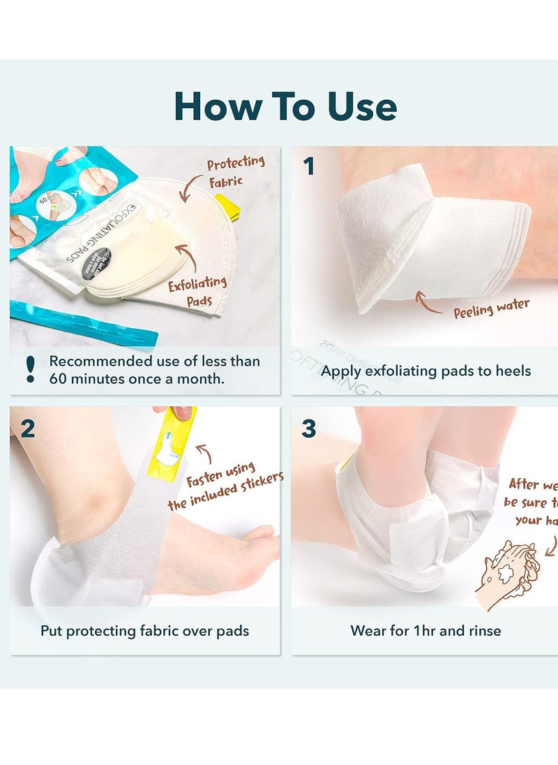 Purederm Exfoliating Heel Mask (1 Pair) – Heel Peeling Masks Gently Remove calluses from Your Heel