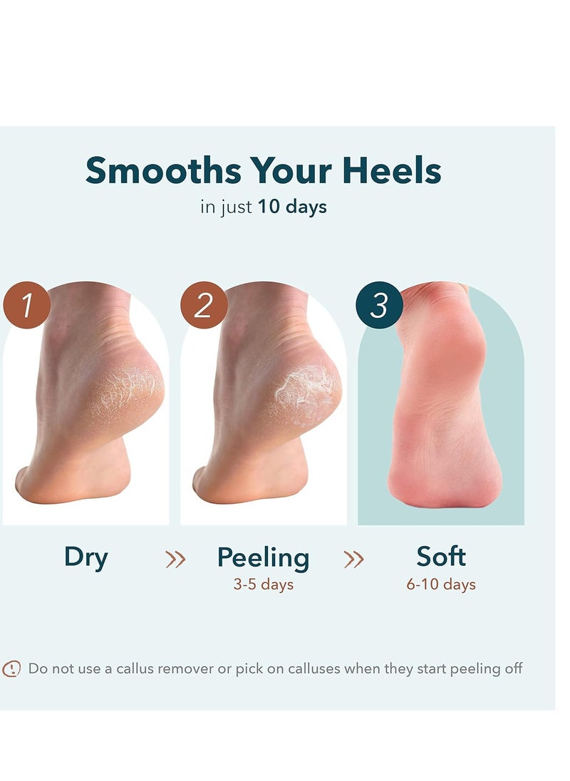 Purederm Exfoliating Heel Mask (1 Pair) – Heel Peeling Masks Gently Remove calluses from Your Heel
