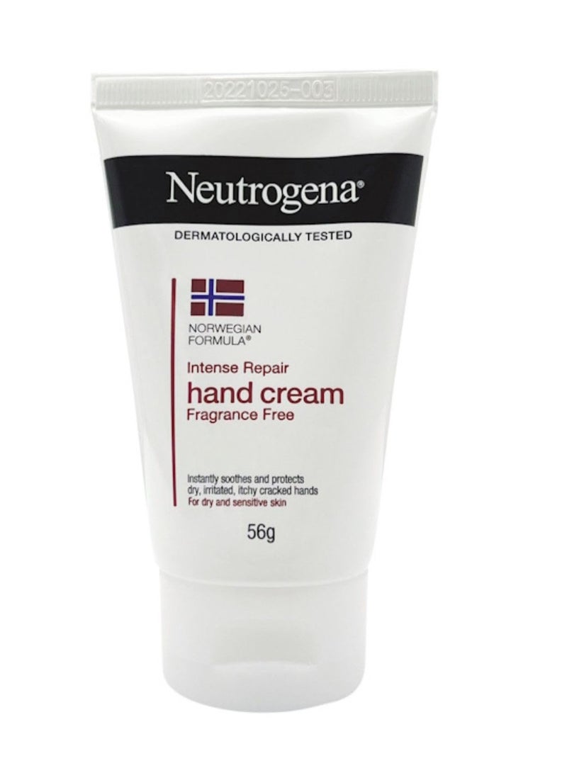 Norwegian Formula Hand Cream FragranceFree, 6 Ounce 56 gramsgrams